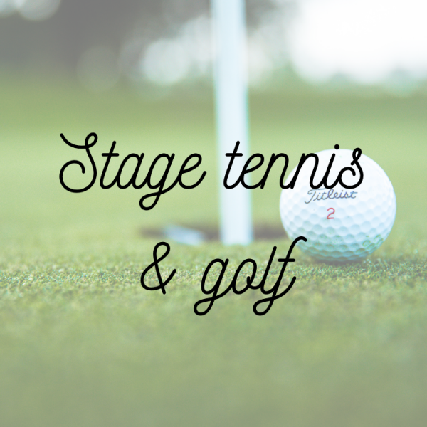 Stage tennis et golf